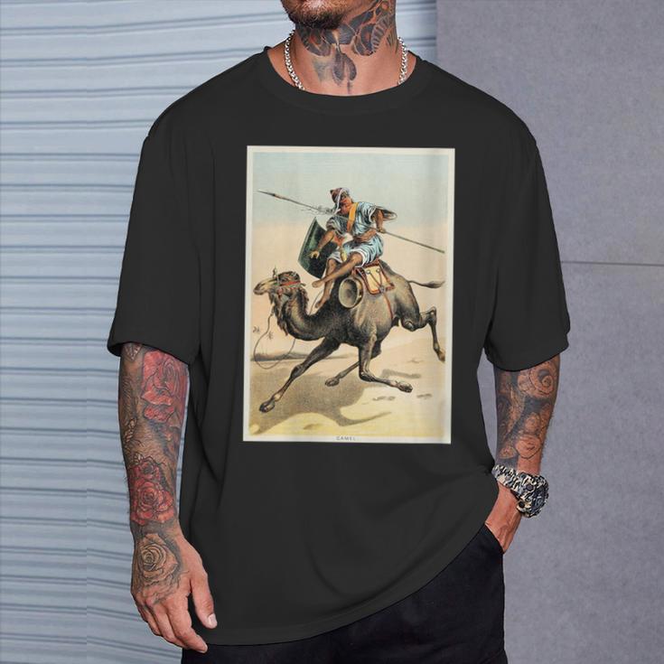 Camel Johnson's Household Book Nature African Muslim Warrior T-Shirt Gifts for Him