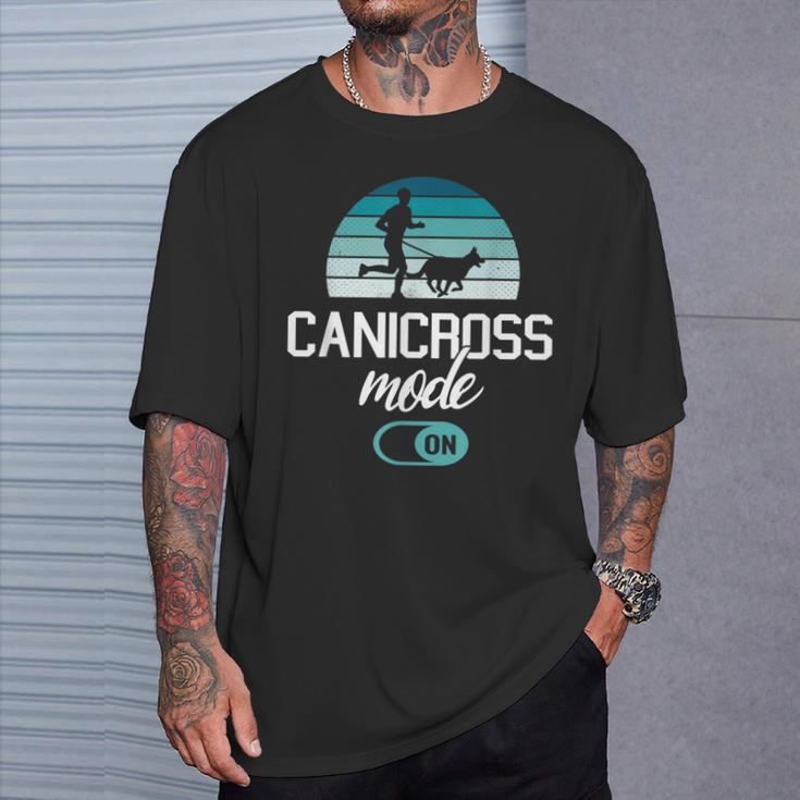 Canicross Runner 犬 トレイルランニング Tシャツ 彼への贈り物