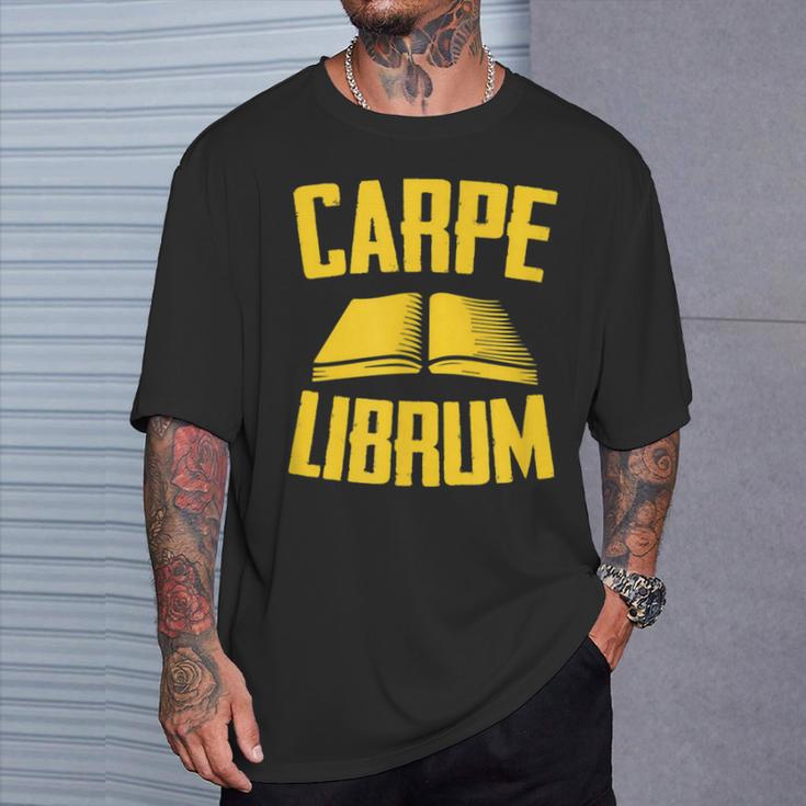 Carpe Librum Latin Language Lover Book Reading LIterary T-Shirt Gifts for Him Carpe Librum Latin Language Lover Book Reading LIterary T-Shirt Gifts for Him