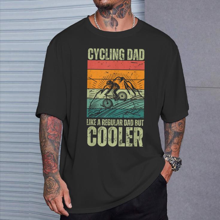 Ciclismo Per Papà Uomini Ciclismo Motociclisti Bicicletta Rider Maglietta Regalos para él
