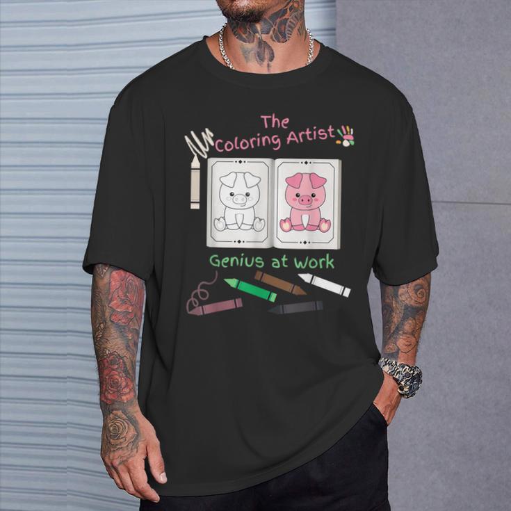 Coloring Book For Kids Ages 3 To 5 Color Inside The Lines T-Shirt Gifts for Him