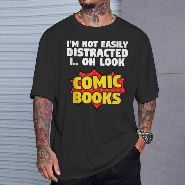 Comic Book Collector Comics Lover Comic Book Collecting T-Shirt Gifts for Him