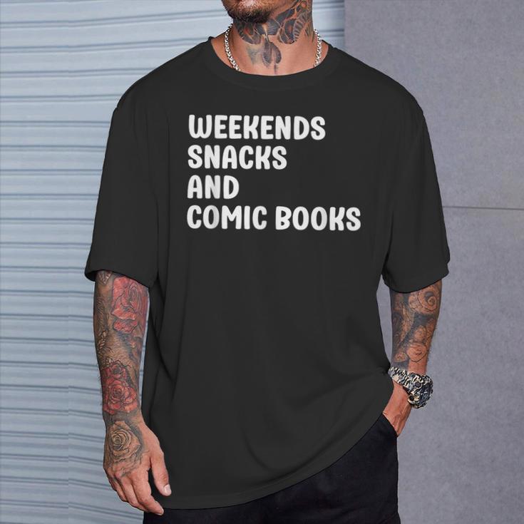Comic Books I Love Comic Books For Men And Women T-Shirt Gifts for Him