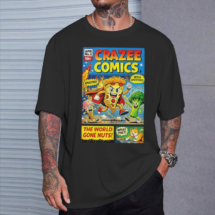Comic Reader Comic Book Merch Vintage Reading Comic Books T-Shirt Gifts for Him
