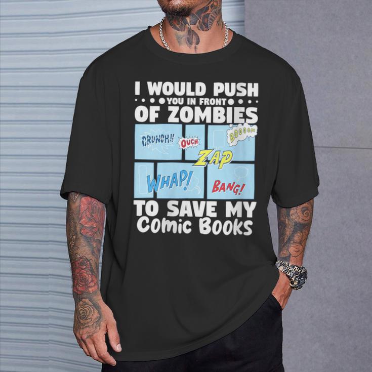 Comics Collecting Book Collector Guide Comics Lover T-Shirt Gifts for Him Comics Collecting Book Collector Guide Comics Lover T-Shirt Gifts for Him