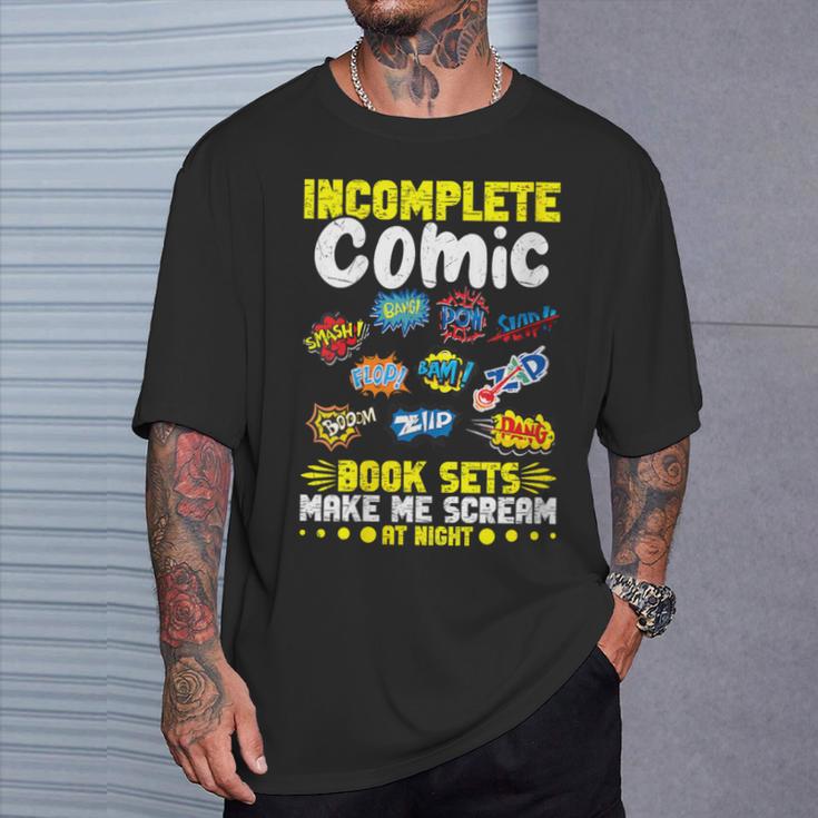 Comics Collector Gear Comic Book Collecting Comics Lover T-Shirt Gifts for Him