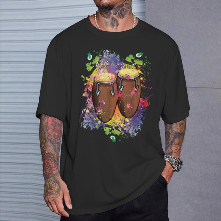 Congasalsa Instruments Latino Music Tシャツ 彼への贈り物