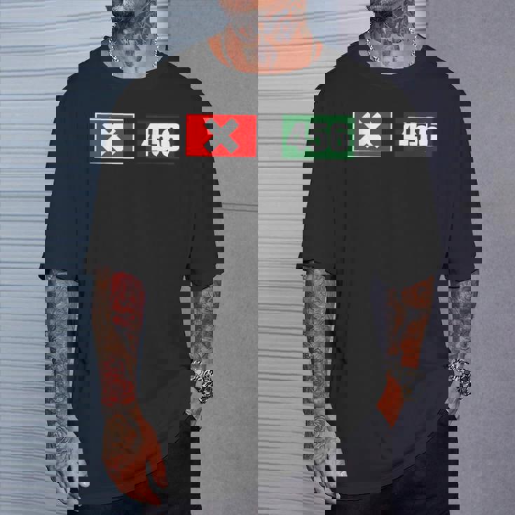 Cool 456 Code Number Illustration Novelty Graphic s Tシャツ 彼への贈り物