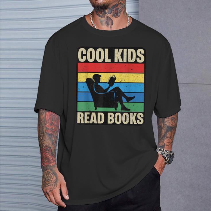 Cool Kids Read Books Retro Reading Vintage T-Shirt Gifts for Him Cool Kids Read Books Retro Reading Vintage T-Shirt Gifts for Him