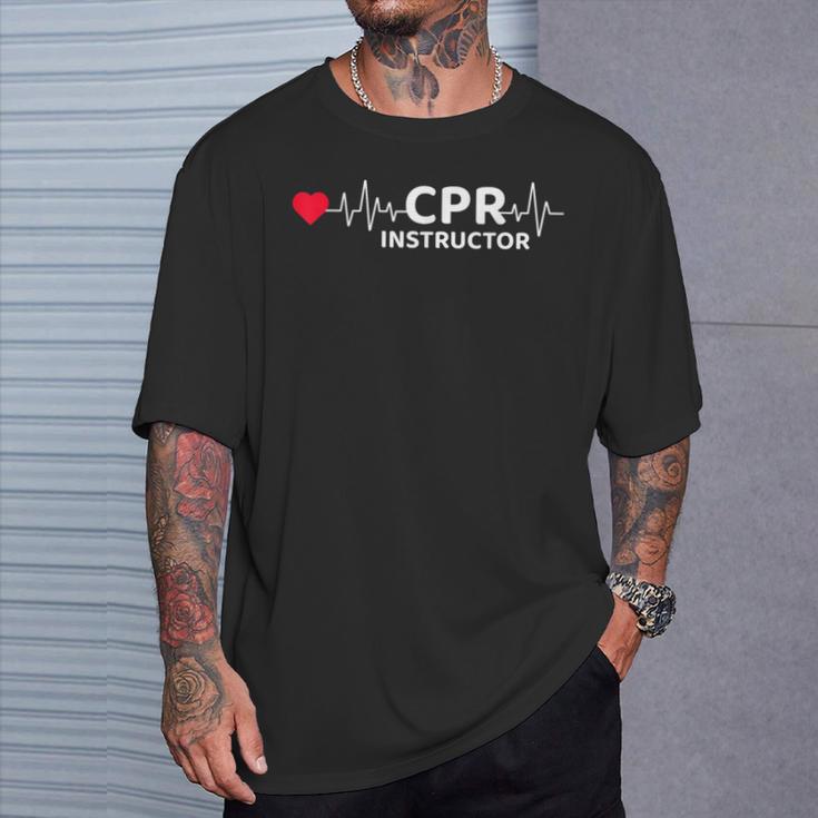 Cprインストラクター 応急処置 Emt Ems 救急救命士 Cprインストラクター Tシャツ 彼への贈り物
