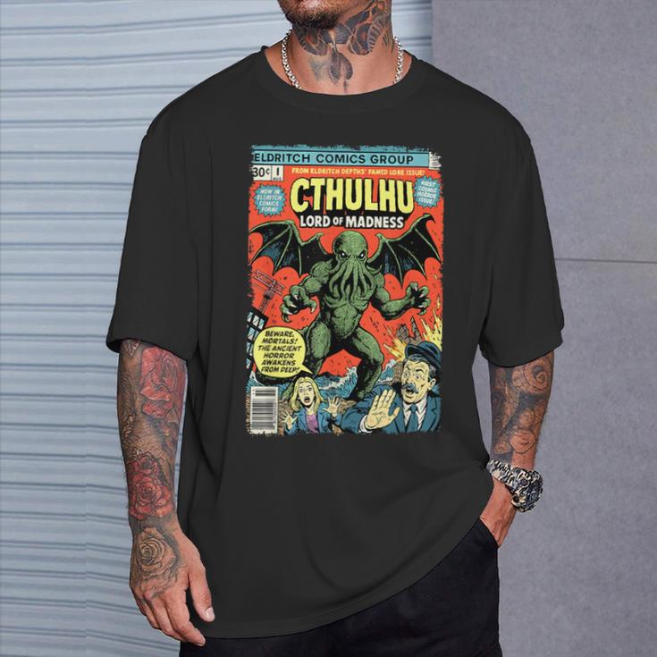 Cthulhu Lord Of Madness Vintage Comic Book Cover T-Shirt Gifts for Him Cthulhu Lord Of Madness Vintage Comic Book Cover T-Shirt Gifts for Him