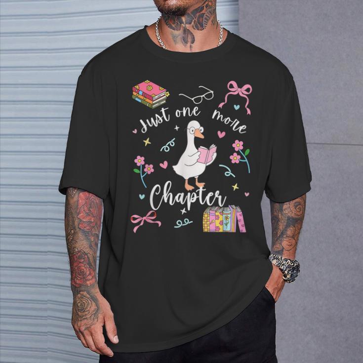 Cute Just One More Chapter Silly Goose Book Club T-Shirt Gifts for Him Cute Just One More Chapter Silly Goose Book Club T-Shirt Gifts for Him
