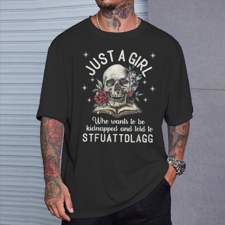 Dark Romance Smutt Book Merch STFUATTDLAGG Good Girl Trigger T-Shirt Gifts for Him Dark Romance Smutt Book Merch STFUATTDLAGG Good Girl Trigger T-Shirt Gifts for Him