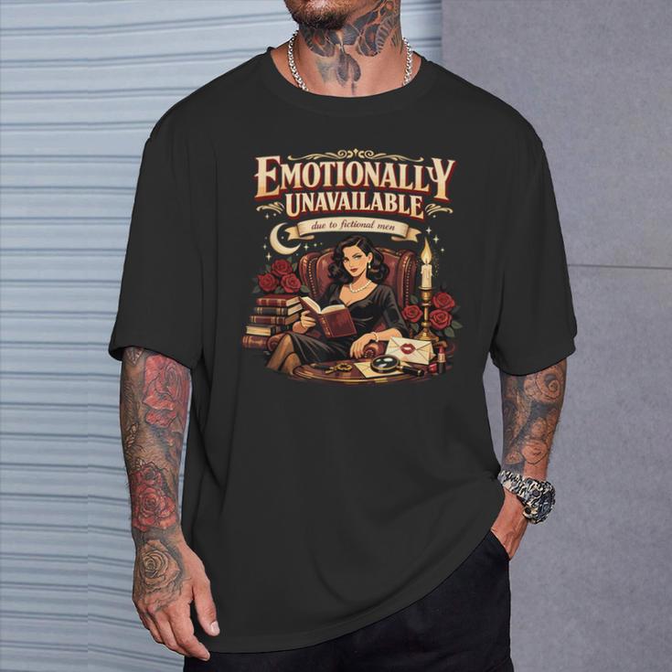 Dark Romance Thriller Merch Smut Book Reading Outfits Woman T-Shirt Gifts for Him
