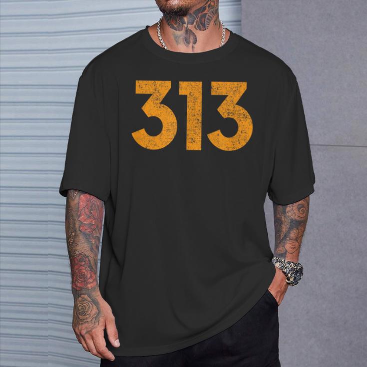 Detroit 313 Tシャツ 彼への贈り物