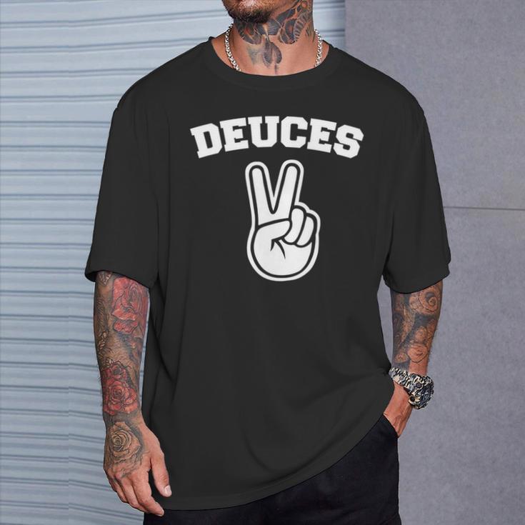 Deuces Finger Deuces 長袖tシャツ Tシャツ 彼への贈り物