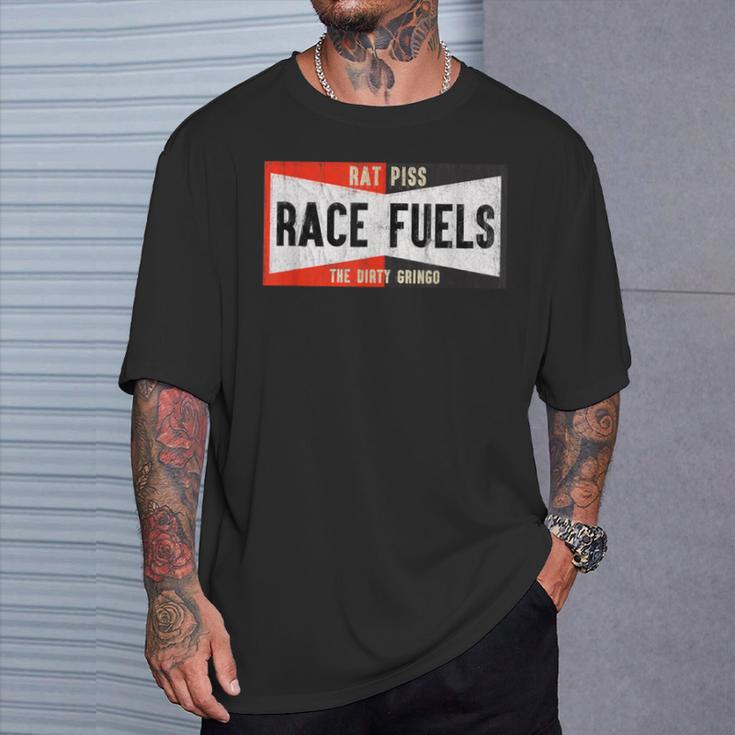 Dirty Gringo Rat Piss Race Fuel ホットロッド レトロ ロカビリー ヒップ Tシャツ 彼への贈り物