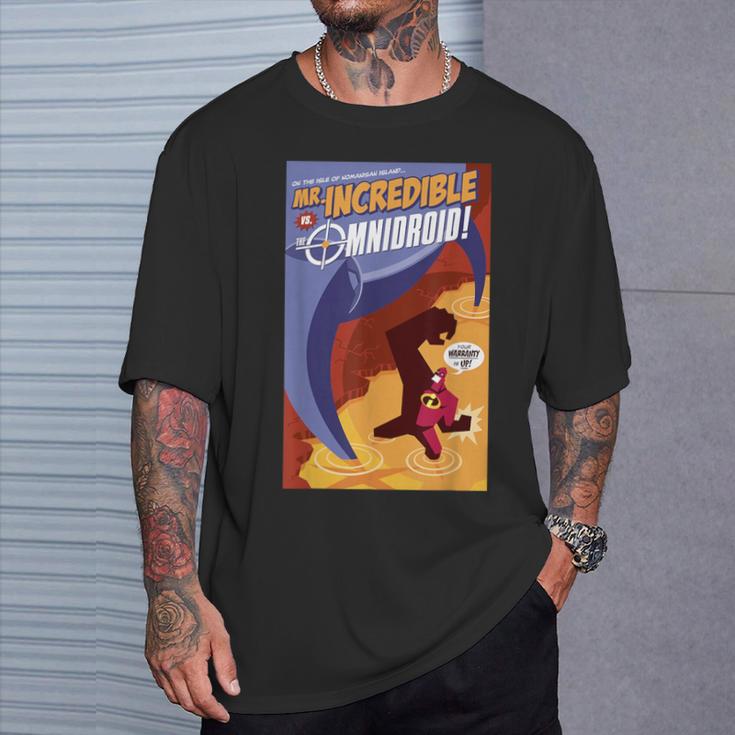 Disney Pixar The Incredibles Omnidroid Comic Book Cover T-Shirt Gifts for Him Disney Pixar The Incredibles Omnidroid Comic Book Cover T-Shirt Gifts for Him