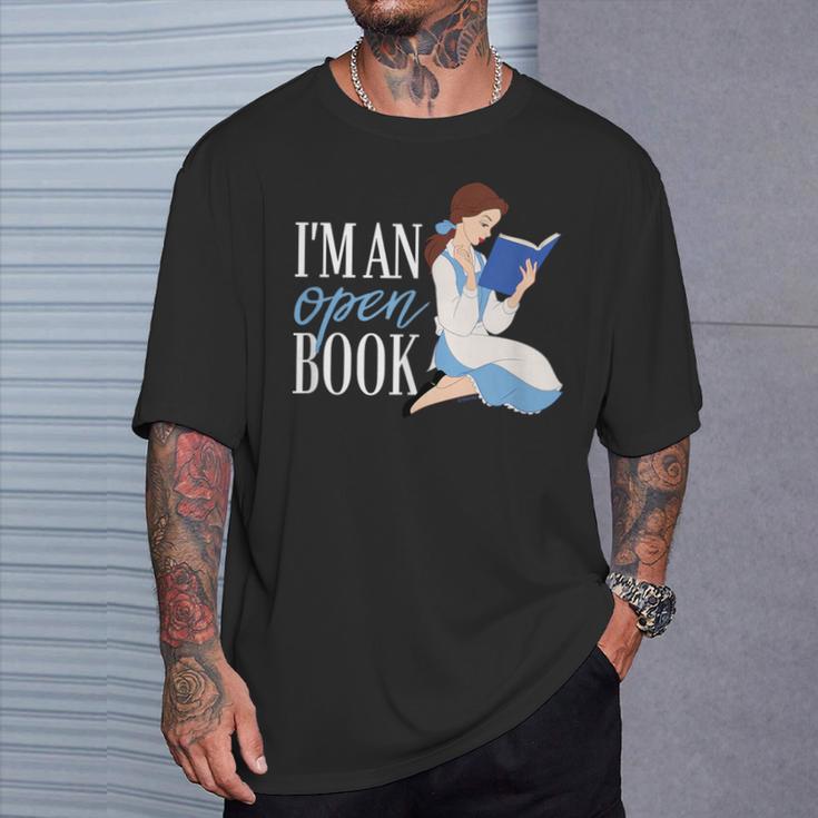 Disney Princess Belle I'm An Open Book T-Shirt Gifts for Him