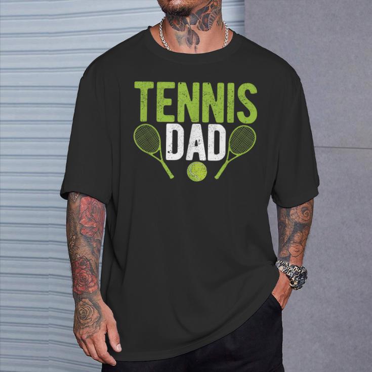 Divertente Papàportivo Giocatore Allenatore Fan Festa Del Papà Tennis Papà Maglietta Regalos para él