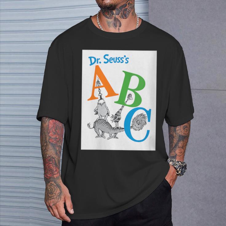 Dr Seuss ABC Book Cover T-Shirt Gifts for Him