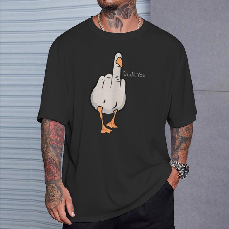 Duck You Gander Camiseta unisex Regalos para él