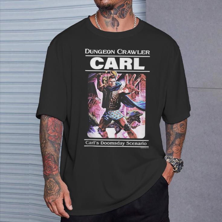 Dungeon Crawler Carl Vintage Paperback Illustration Book T-Shirt Gifts for Him