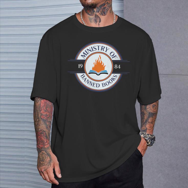 Dystopian Read Banned Books For Book Lovers T-Shirt Gifts for Him