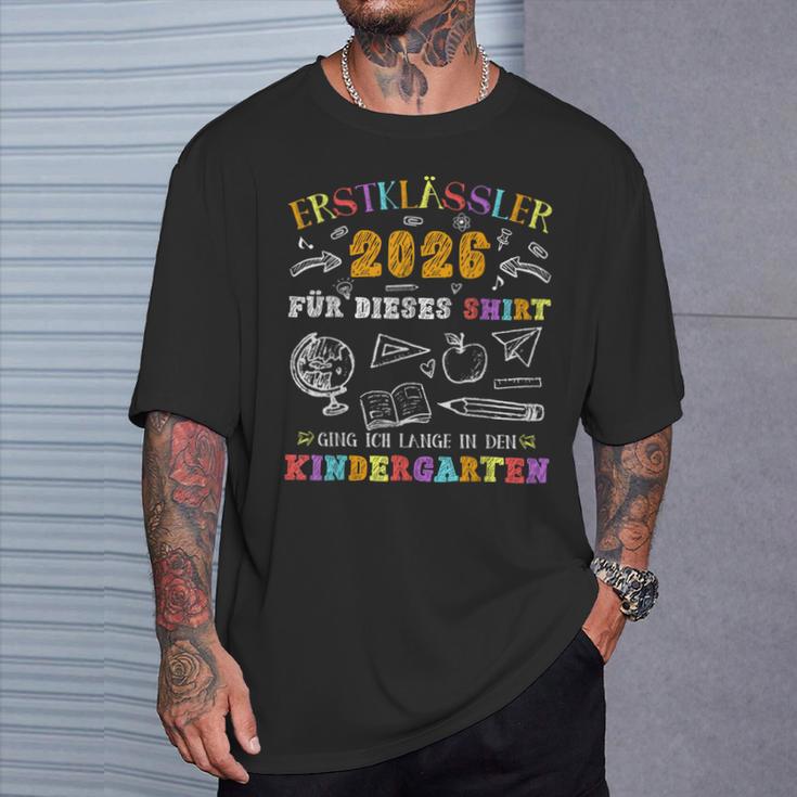 Erstklässler 2026Chule Einschulung Endlichchulkind T-Shirt Geschenke für Ihn