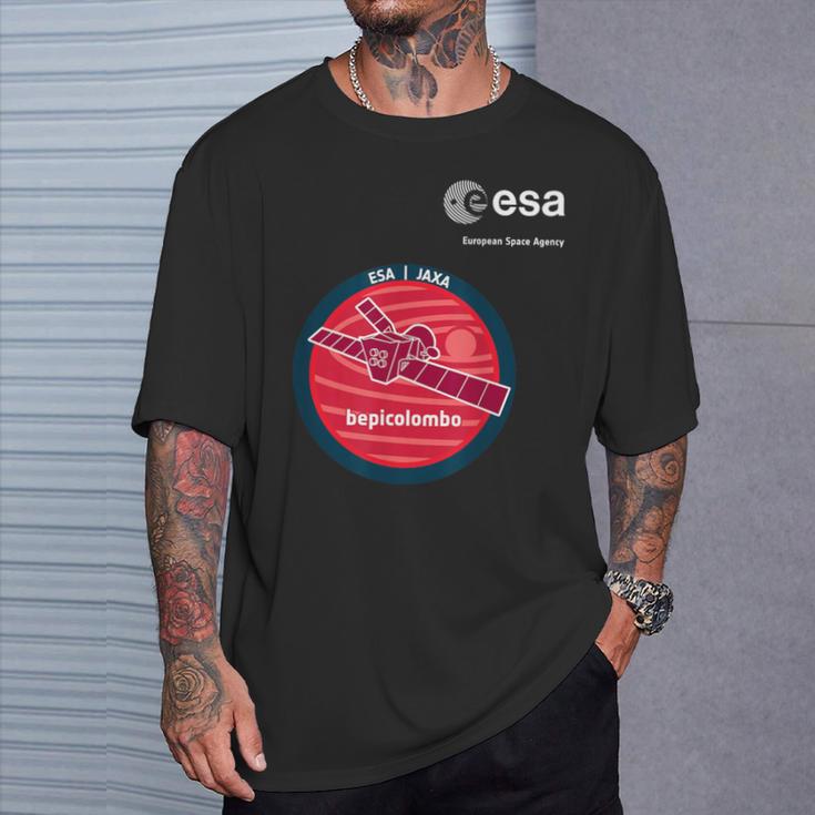 Esa欧州宇宙機関ミッションベピコロンボパッチ Tシャツ 彼への贈り物