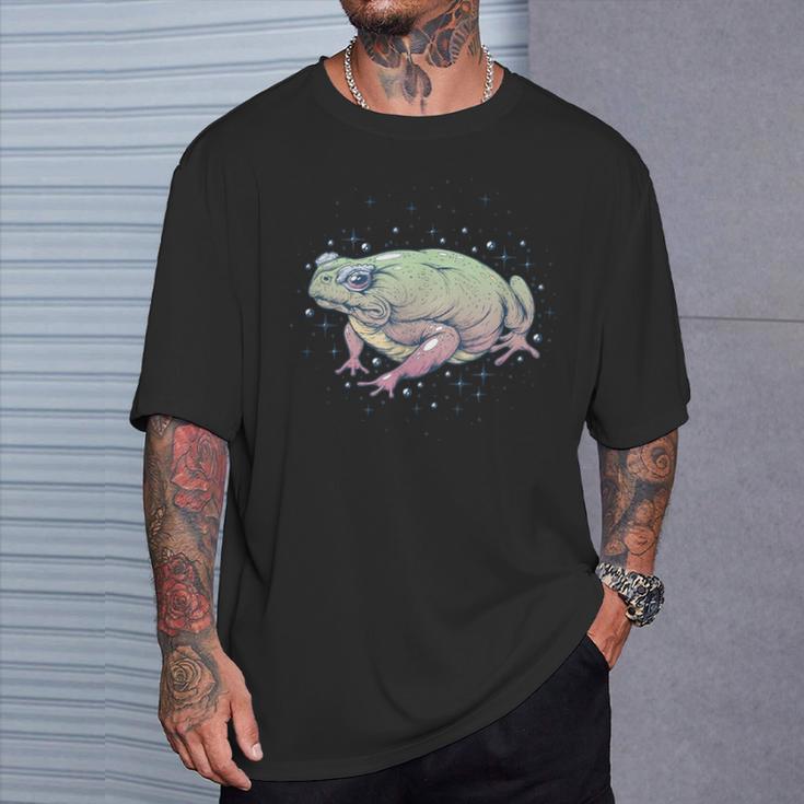 Fae Fairy Witchy Whimsigoth Goblincore Cottagecore Toad Frog Tシャツ 彼への贈り物