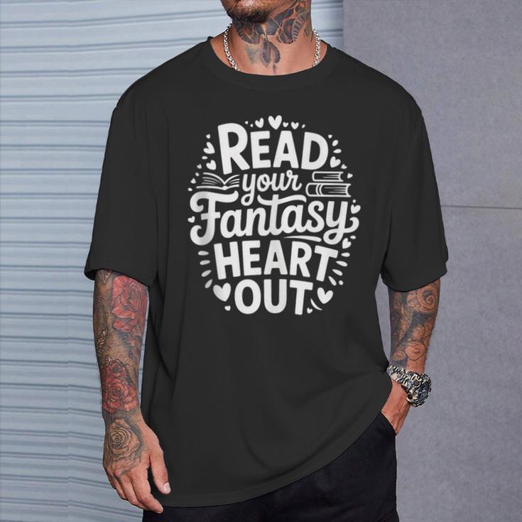 Fantasy Books Enthusiasts Men Women Kids Book Club Bookworm T-Shirt Gifts for Him Fantasy Books Enthusiasts Men Women Kids Book Club Bookworm T-Shirt Gifts for Him