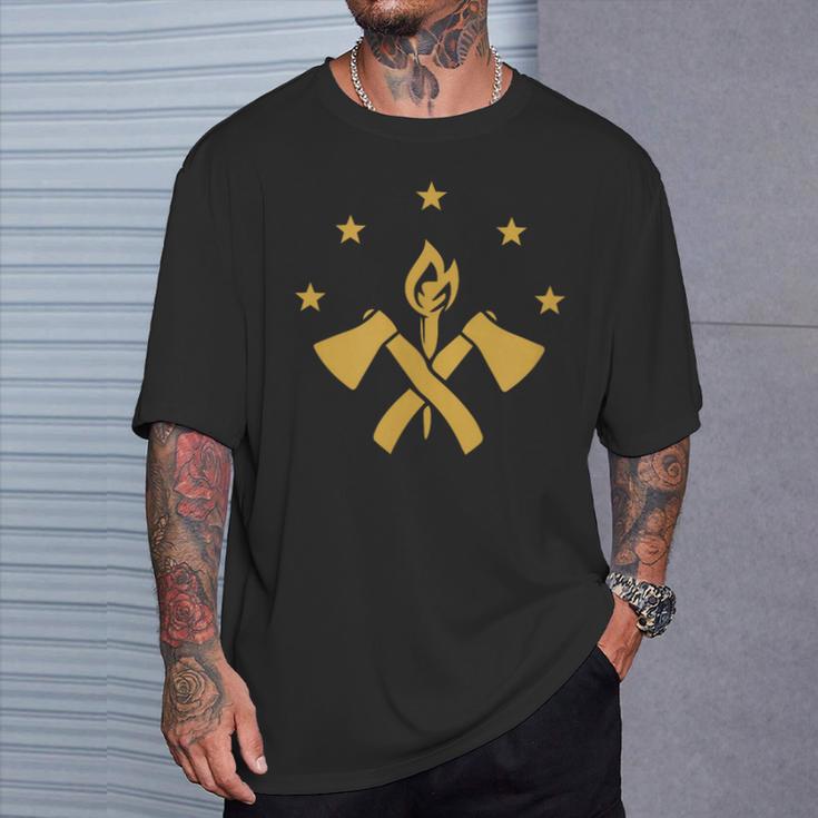Fba マルーンフラッグ ファンデーション ブラック アメリカン Tシャツ 彼への贈り物