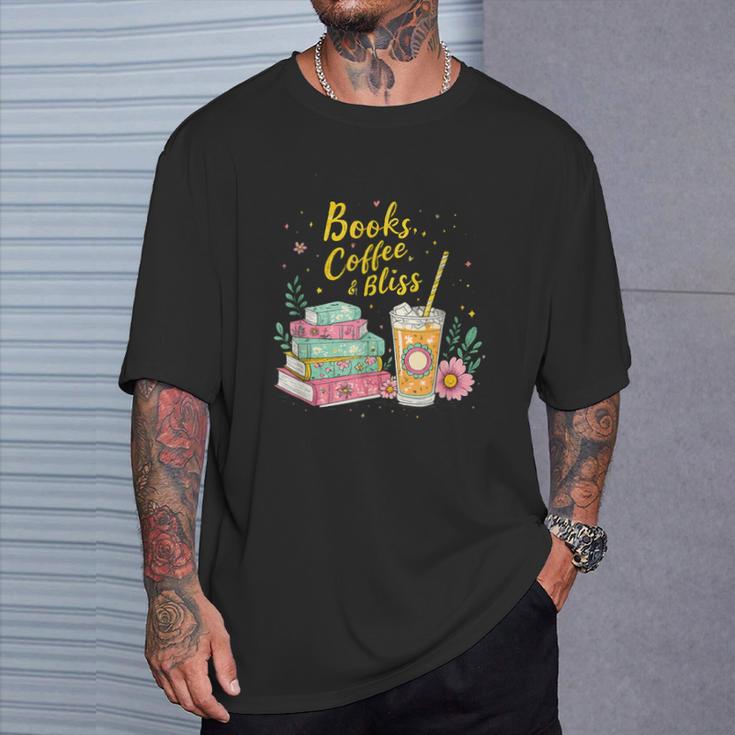 Floral Books And Coffee Cozy Reading Nook Tshirt T-Shirt Gifts for Him Floral Books And Coffee Cozy Reading Nook Tshirt T-Shirt Gifts for Him