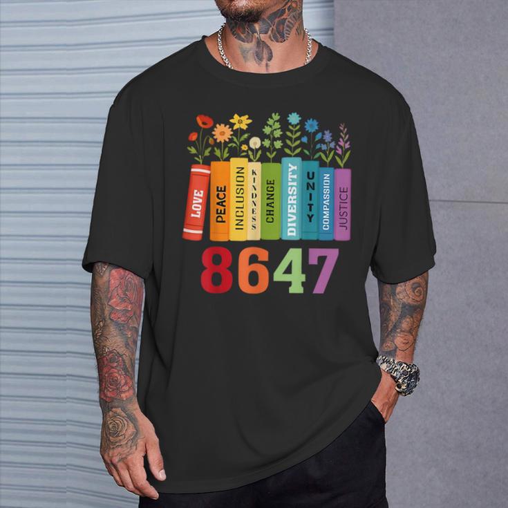 Floral Foxglove Daisy Tulip 8647 Books Lover Blooming Flower T-Shirt Gifts for Him Floral Foxglove Daisy Tulip 8647 Books Lover Blooming Flower T-Shirt Gifts for Him