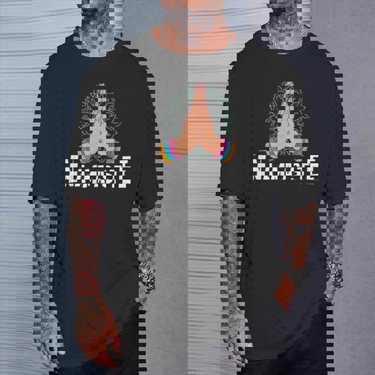 Fold Your Hands 瞑想 ナマステ Tシャツ 彼への贈り物