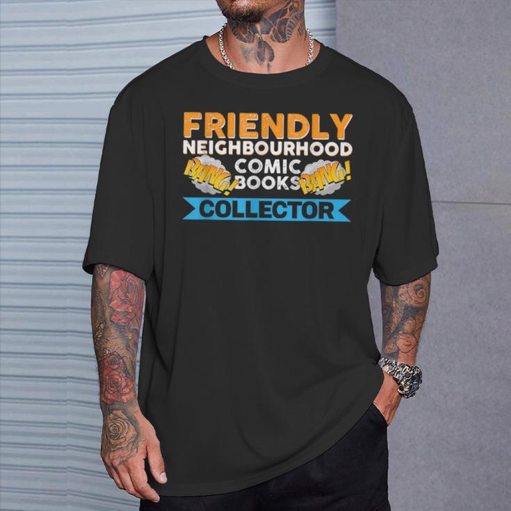 Friendly Neighbourhood Comic Books Collector T-Shirt Gifts for Him Friendly Neighbourhood Comic Books Collector T-Shirt Gifts for Him