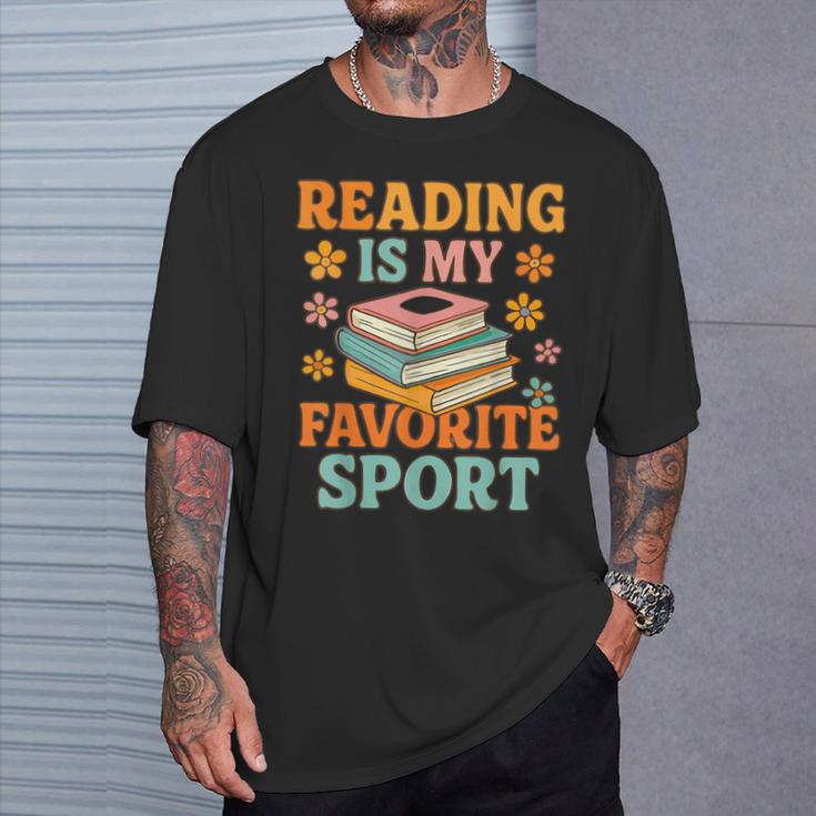 Fun Reading Is My Favorite Sport Book Lover T-Shirt Gifts for Him Fun Reading Is My Favorite Sport Book Lover T-Shirt Gifts for Him