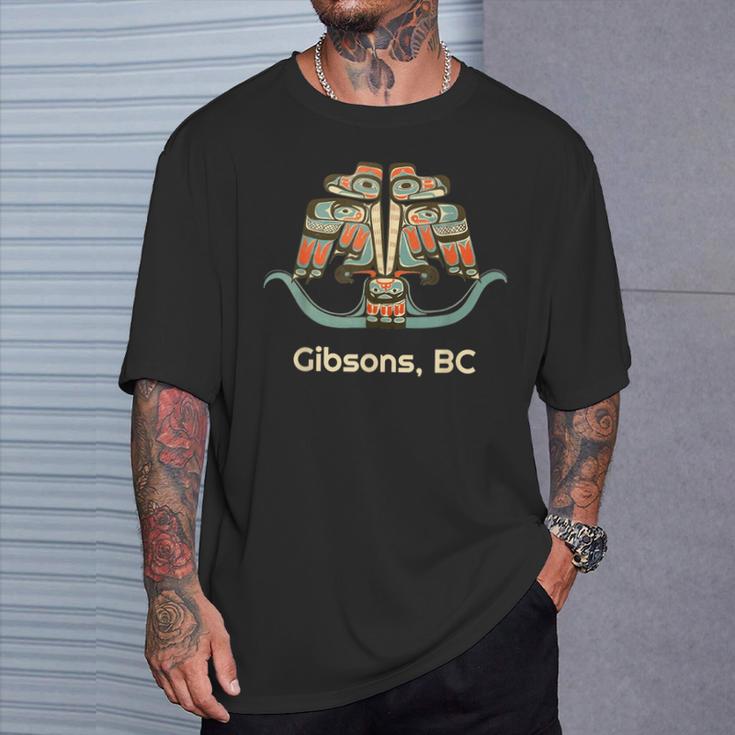 Gibsons ブリティッシュコロンビア サンダーバード バードウォッチング Tシャツ 彼への贈り物
