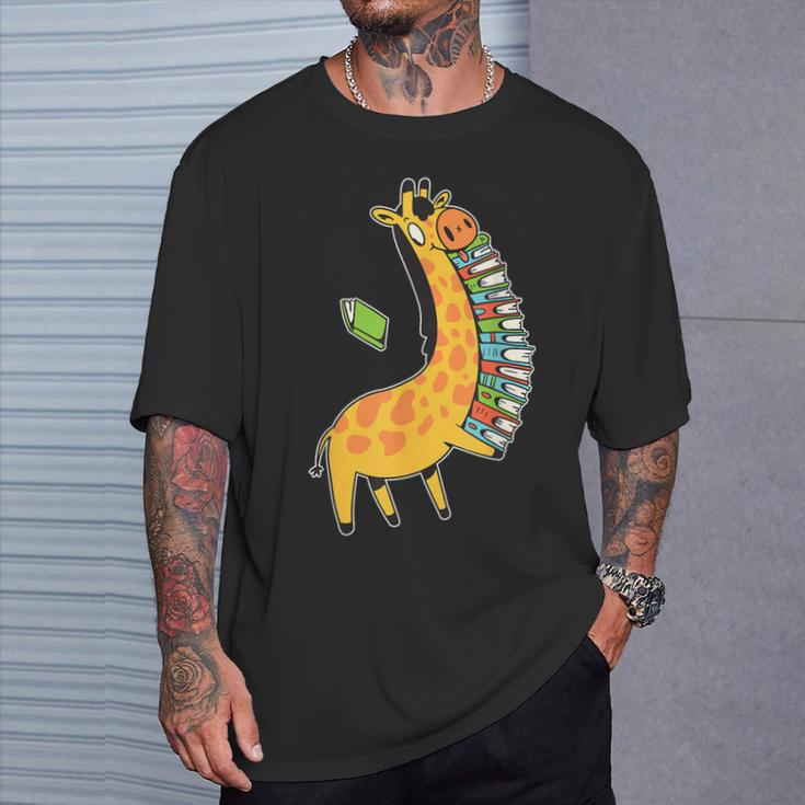 Giraffe Books T-Shirt Gifts for Him