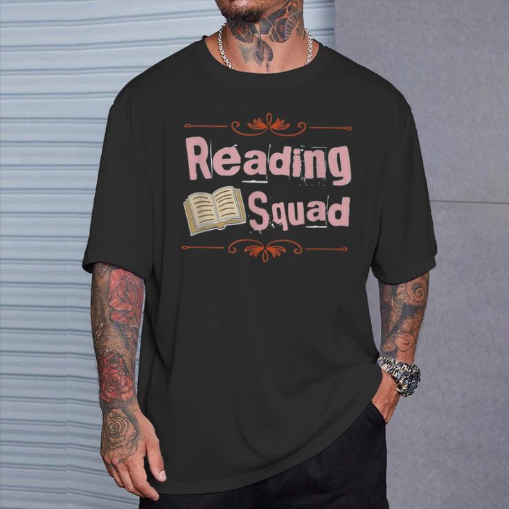 Girls Club Women's Book Club Reading Squad Book Lovers T-Shirt Gifts for Him