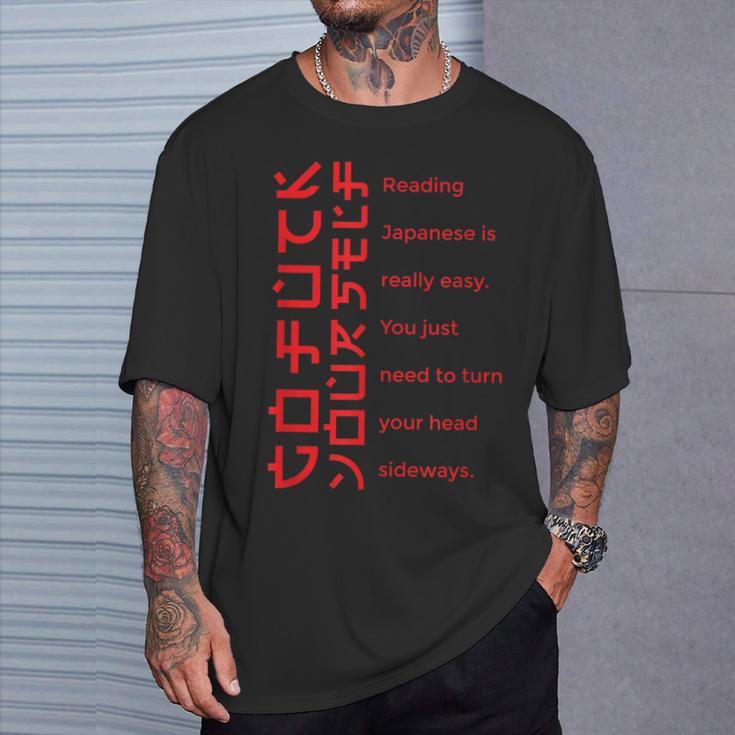 Go Fuck Yourself Japanischechrift Gfy T-Shirt Geschenke für Ihn