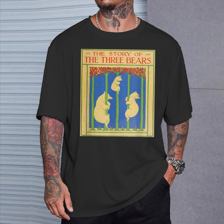 Goldilocks And The Three Bears Book Cover T-Shirt Gifts for Him