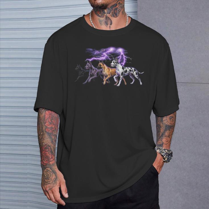 Great Dane ビンテージ 90年代 犬好き グレートデーン オーナー メンズ レディース Tシャツ 彼への贈り物