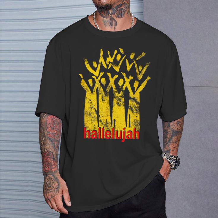 Hallelujah ゴスペル合唱団 歌手 Tシャツ 彼への贈り物