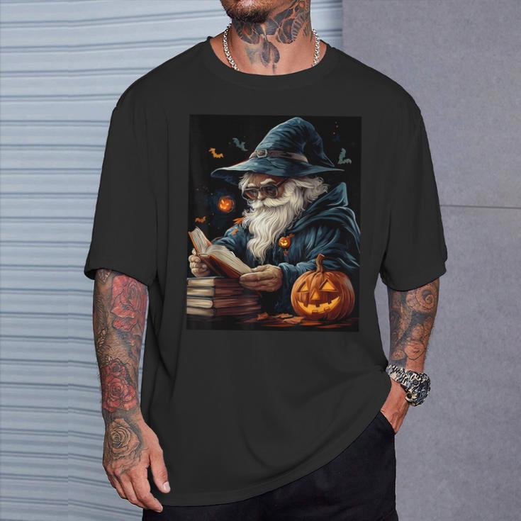 Halloween Girls Boys Wizard Book Pumpkin Kids Halloween T-Shirt Gifts for Him