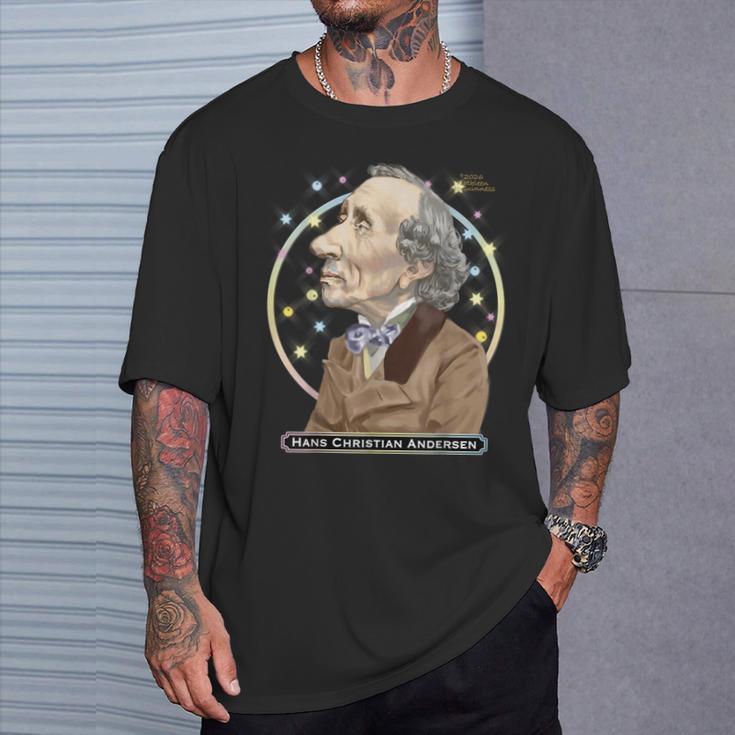 Hans Christian Andersen Querido Autor Danés De Cuentos De Hadas Camiseta unisex Regalos para él