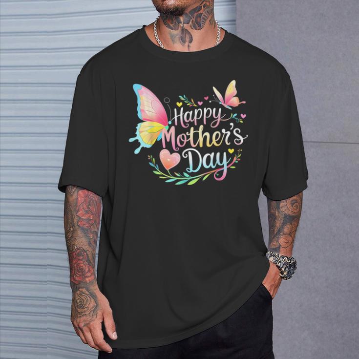 Happy For Women Mom For Mother's Day T-Shirt Gifts for Him Happy For Women Mom For Mother's Day T-Shirt Gifts for Him