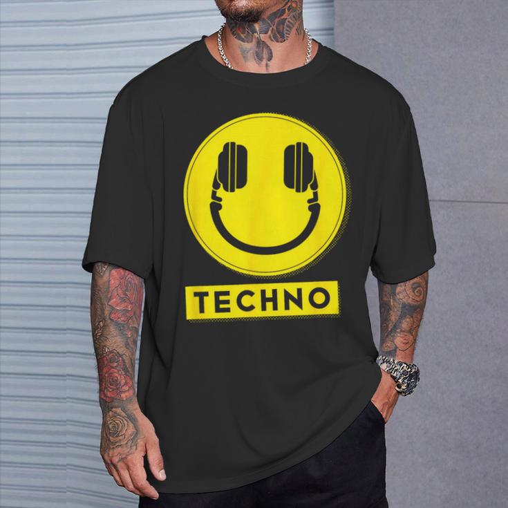 Hardcore Rave Music Raver 90S Edm Dj Rave House-Music Techno Tシャツ 彼への贈り物