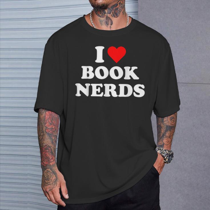 I Heart Book Nerds Book Readers Cute T-Shirt Gifts for Him I Heart Book Nerds Book Readers Cute T-Shirt Gifts for Him